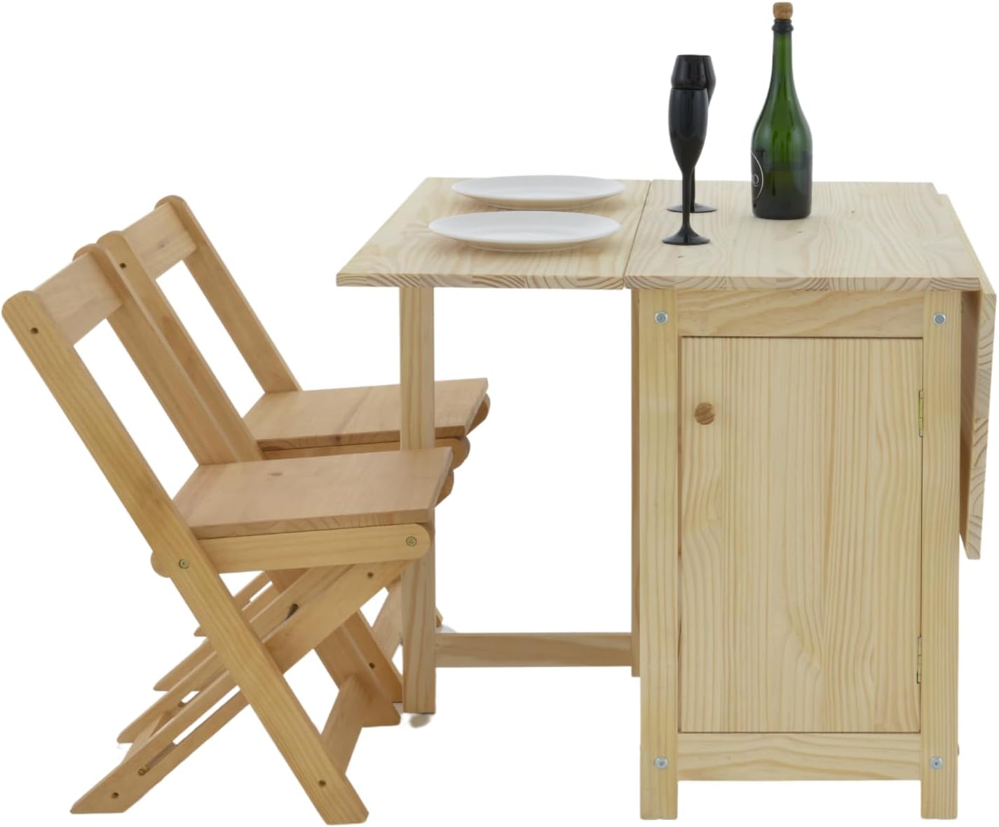 Folding Dining Table & Chair Set