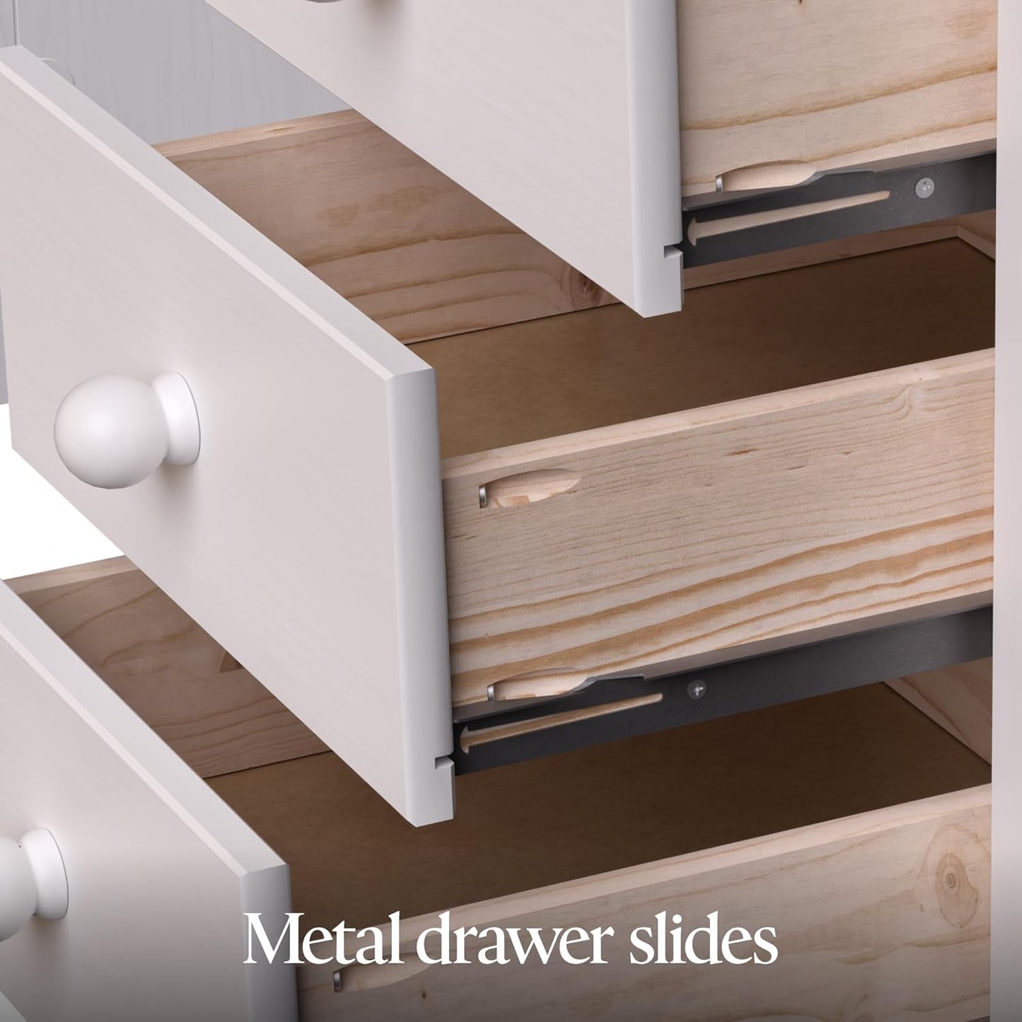 Solid Wood Desk with Drawer