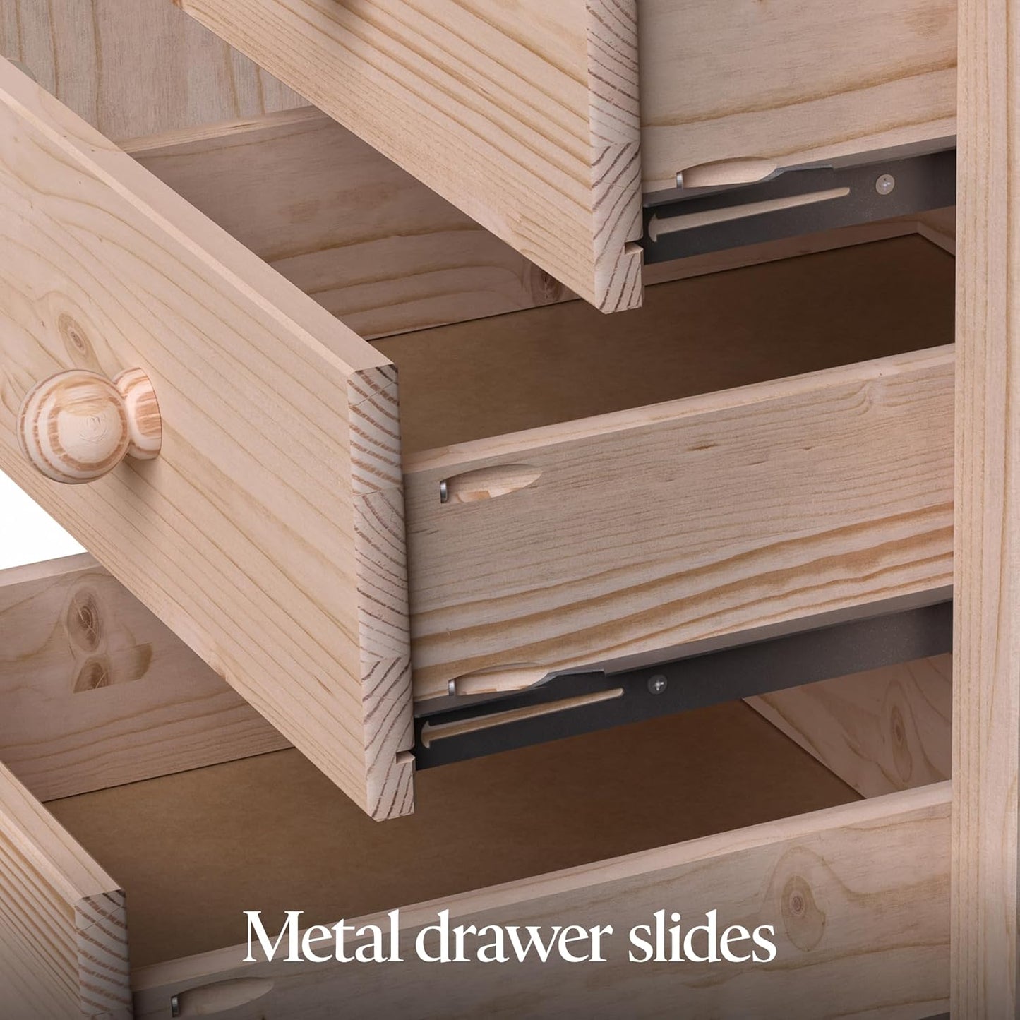 Solid Wood Desk with Drawer
