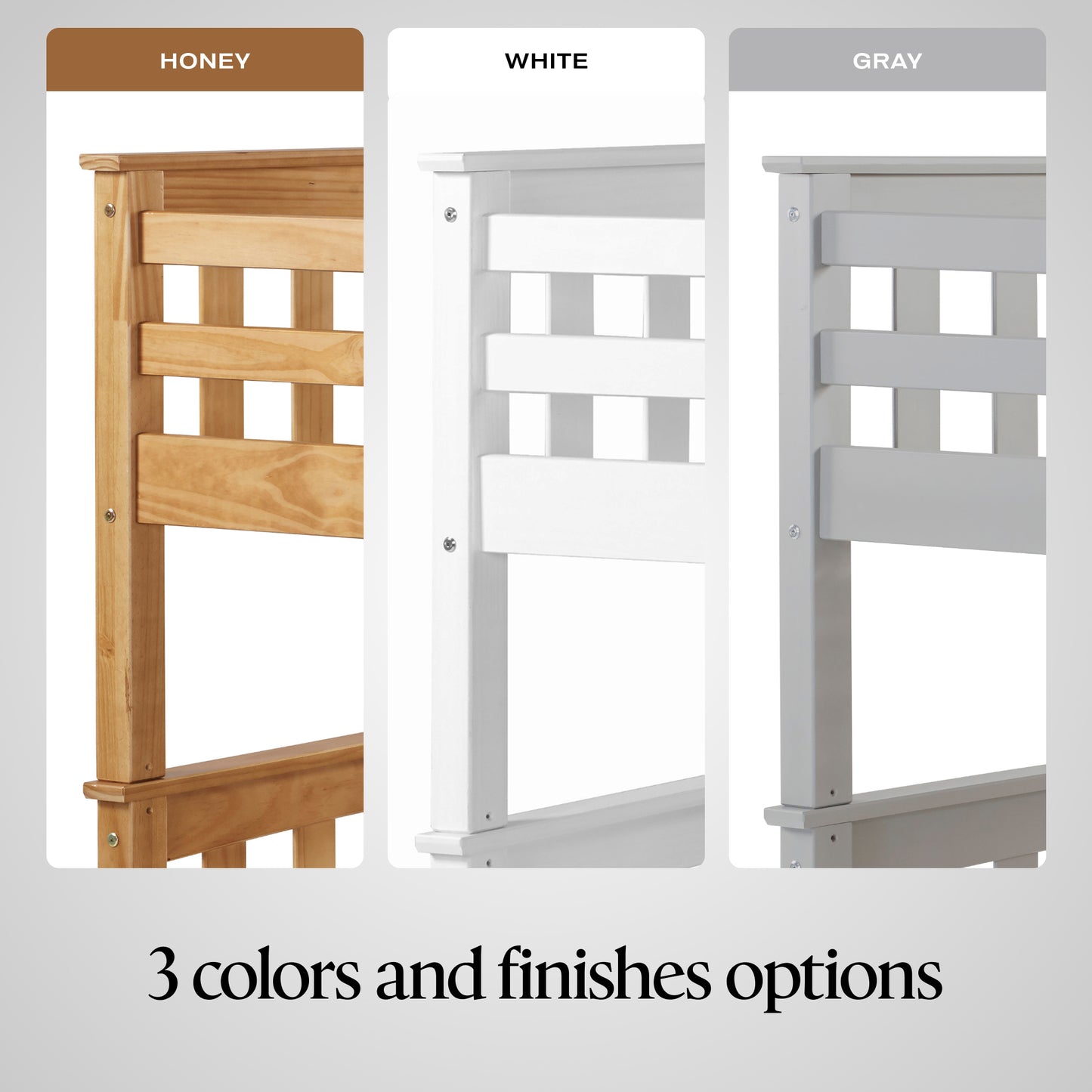 Twin Over Twin Solid Wood Bunk Bed