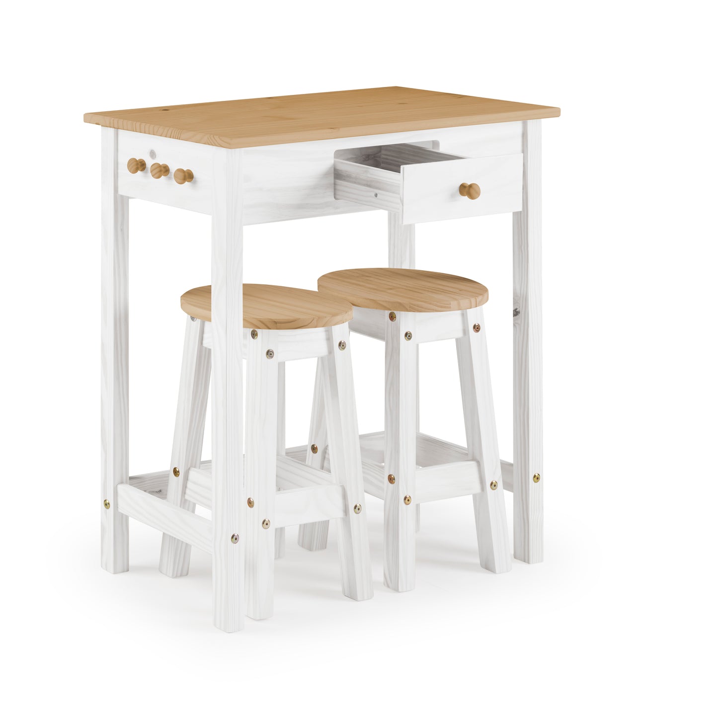 Breakfast Table Set with Stools