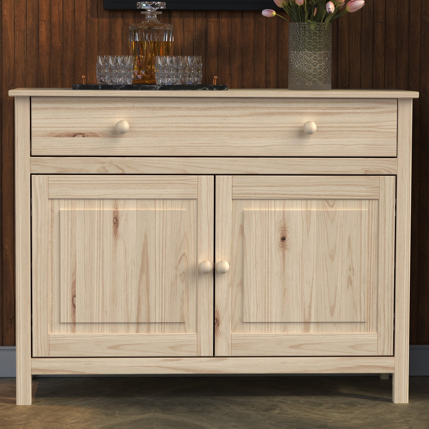 Sideboards & Buffets 2 Doors and 1 Drawer