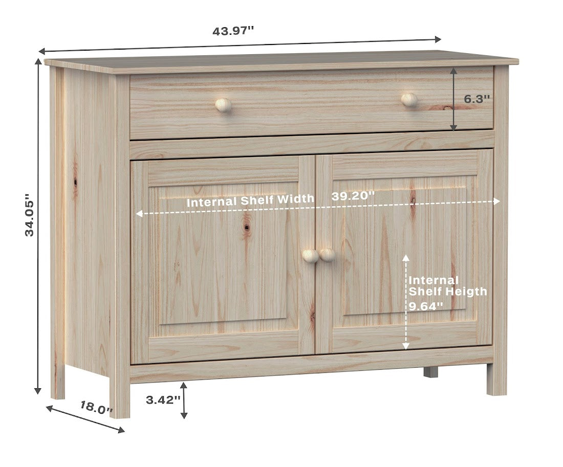Sideboards & Buffets 2 Doors and 1 Drawer