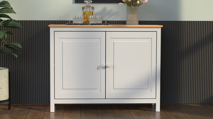 Solid Wood Sideboard Buffet Cabinet with Doors