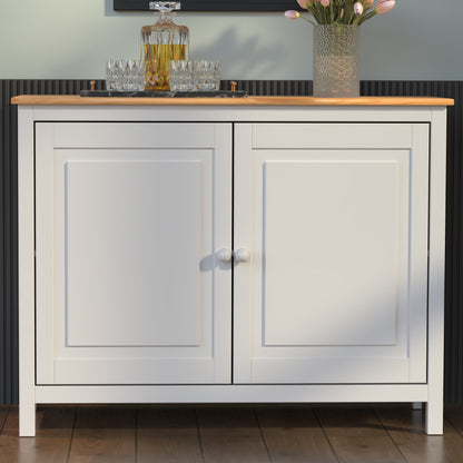 Solid Wood Sideboard Buffet Cabinet with Doors