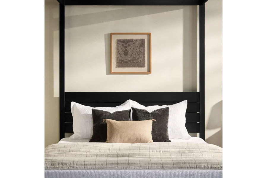 Solid Pine Canopy Bed, Queen Size