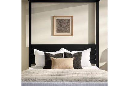 Solid Pine Canopy Bed, Queen Size