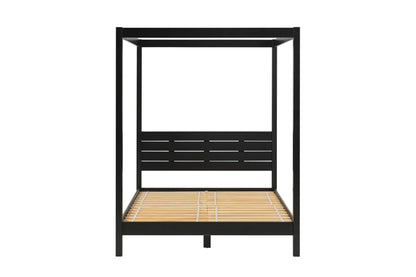 Solid Pine Canopy Bed, Queen Size