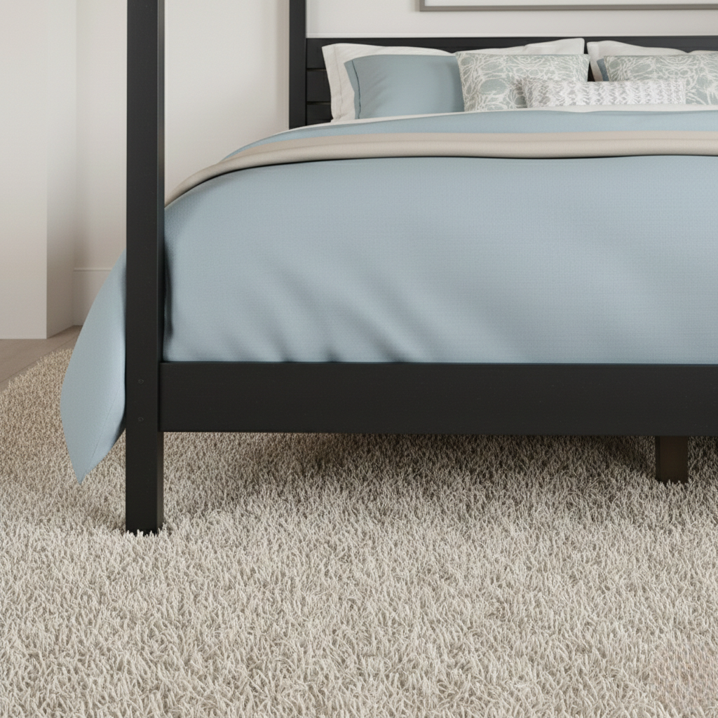 Solid Wood Canopy Bed