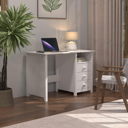 Solid Wood Desk with Drawer