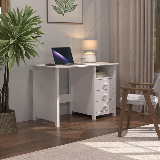 Solid Wood Desk with Drawer
