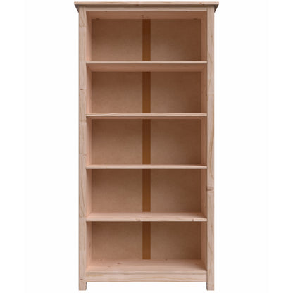 Solid Pine Wood Bookcase