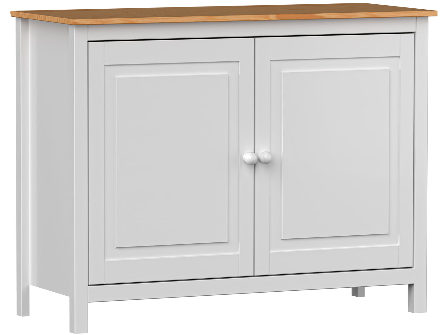 Solid Wood Sideboard Buffet Cabinet with Doors