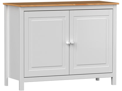 Solid Wood Sideboard Buffet Cabinet with Doors
