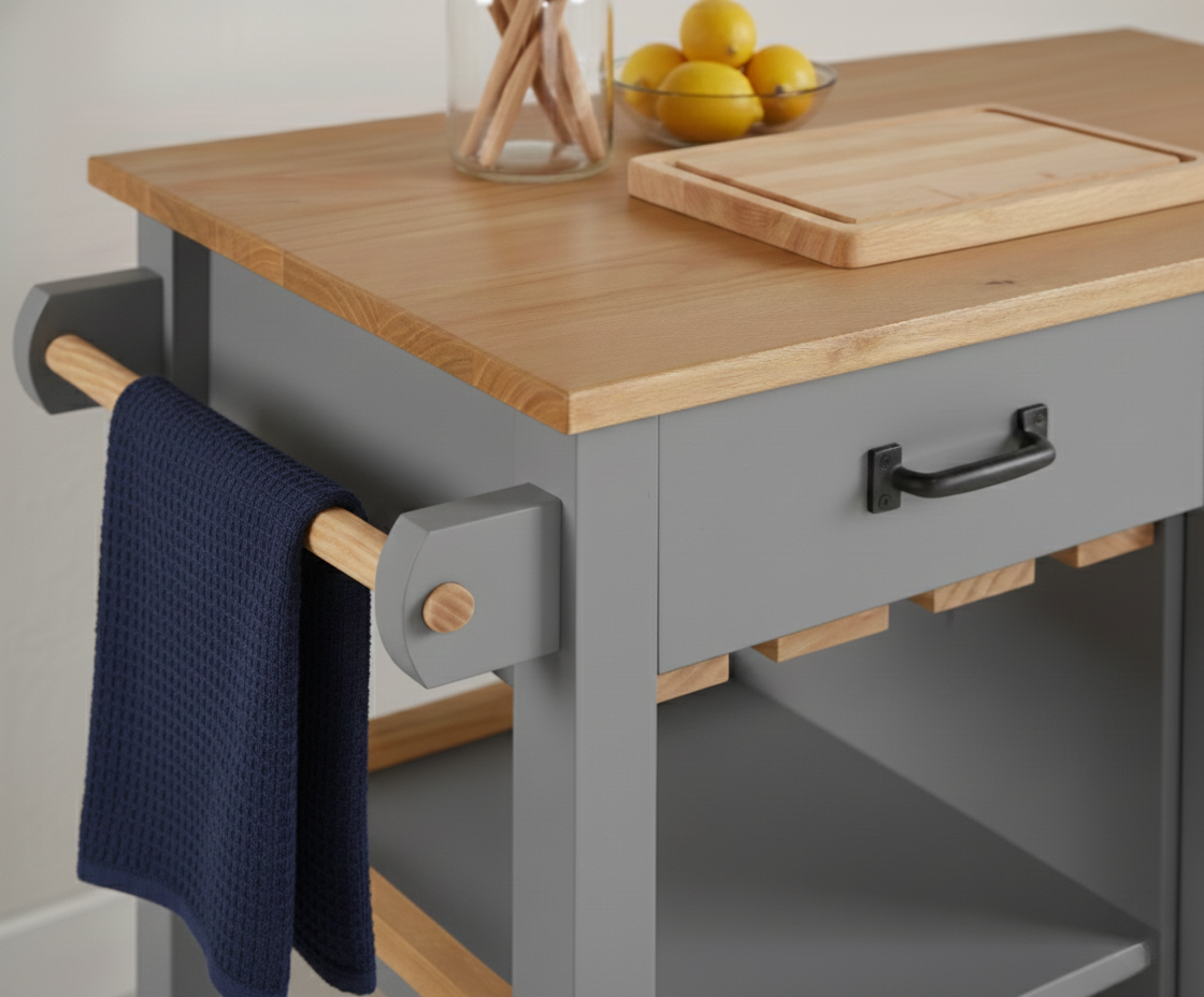 Island Cabinet with Convenient Storage Drawers