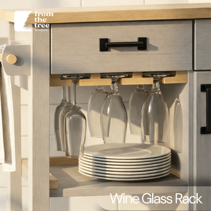 Island Cabinet with Convenient Storage Drawers