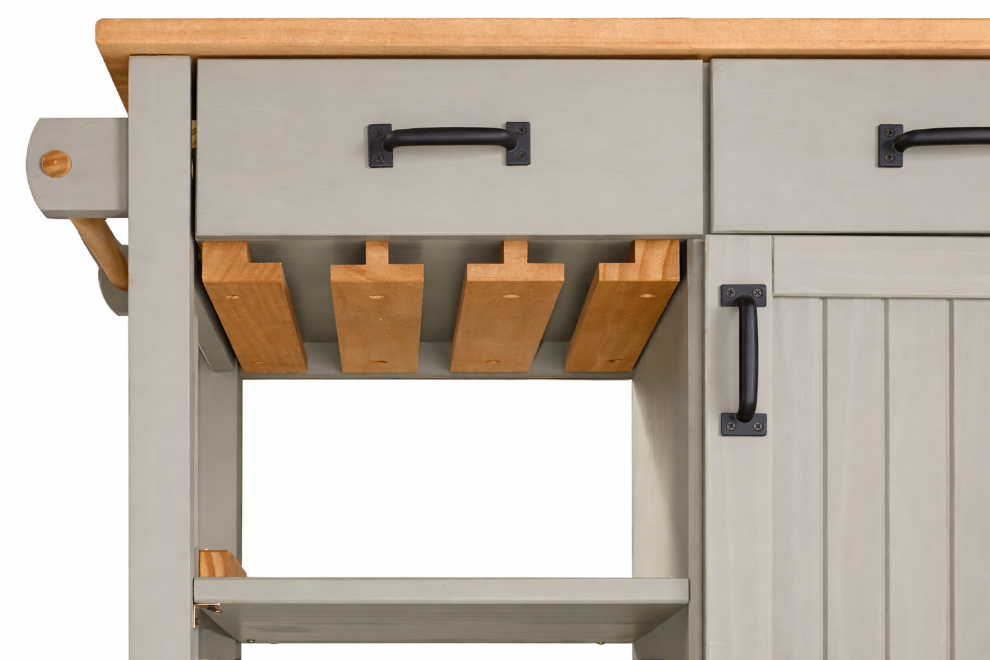 Island Cabinet with Convenient Storage Drawers