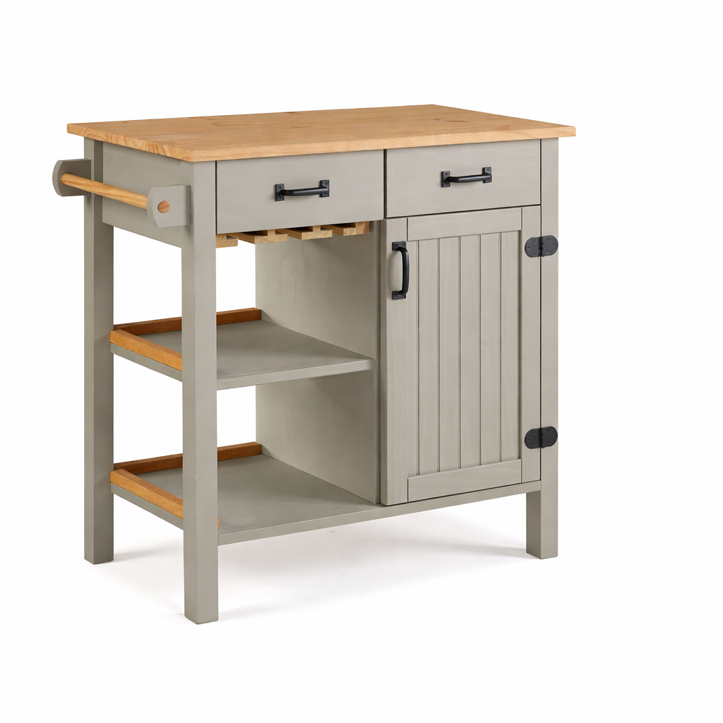 Island Cabinet with Convenient Storage Drawers