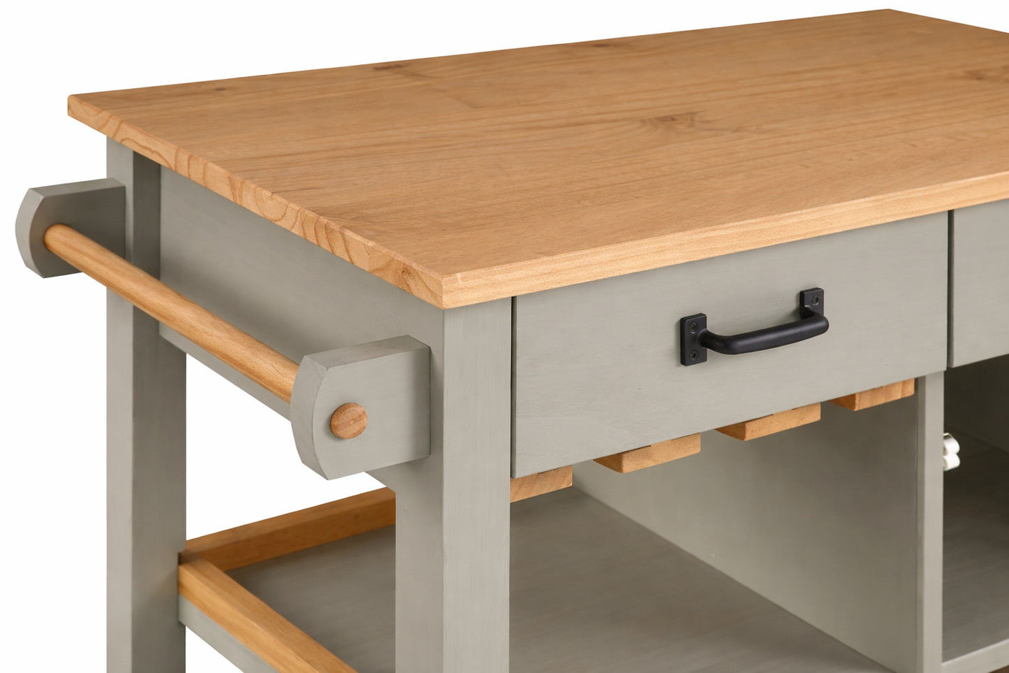 Island Cabinet with Convenient Storage Drawers