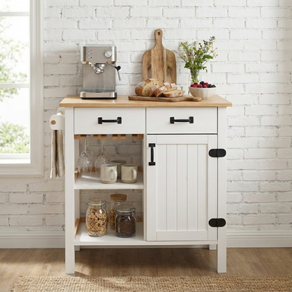 Island Cabinet with Convenient Storage Drawers