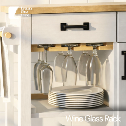 Island Cabinet with Convenient Storage Drawers