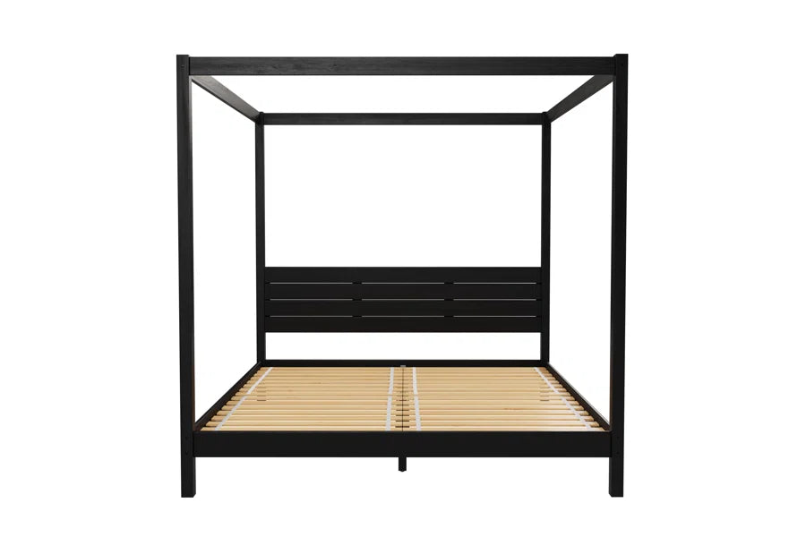 Solid Wood Canopy Bed