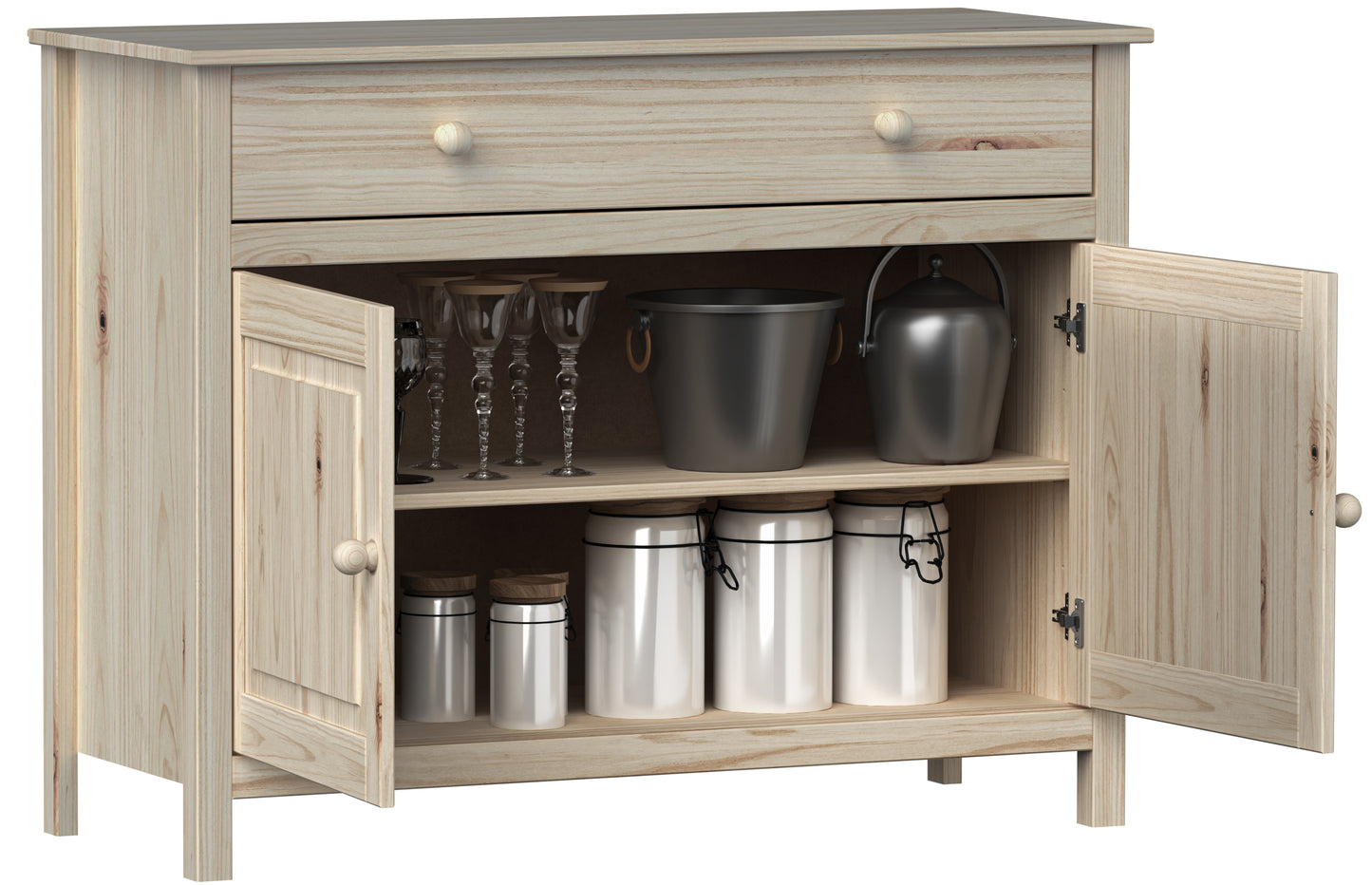 Sideboards & Buffets 2 Doors and 1 Drawer