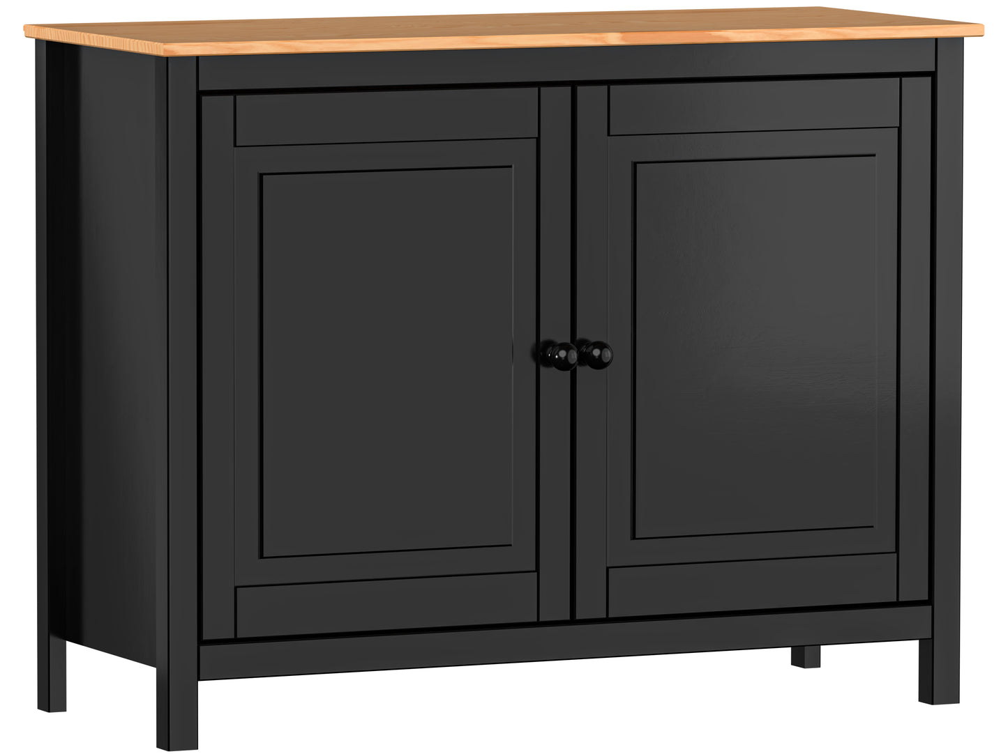Solid Wood Sideboard Buffet Cabinet with Doors