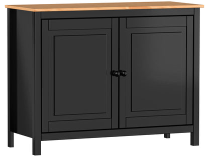 Solid Wood Sideboard Buffet Cabinet with Doors