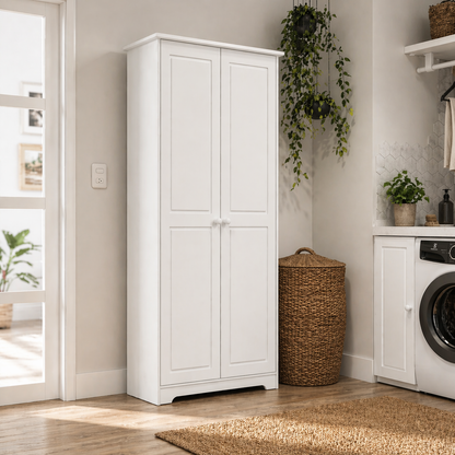Cabinet Pantry 2 Doors Solid Wood