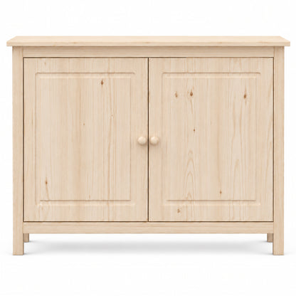 Solid Wood Sideboard Buffet Cabinet with Doors