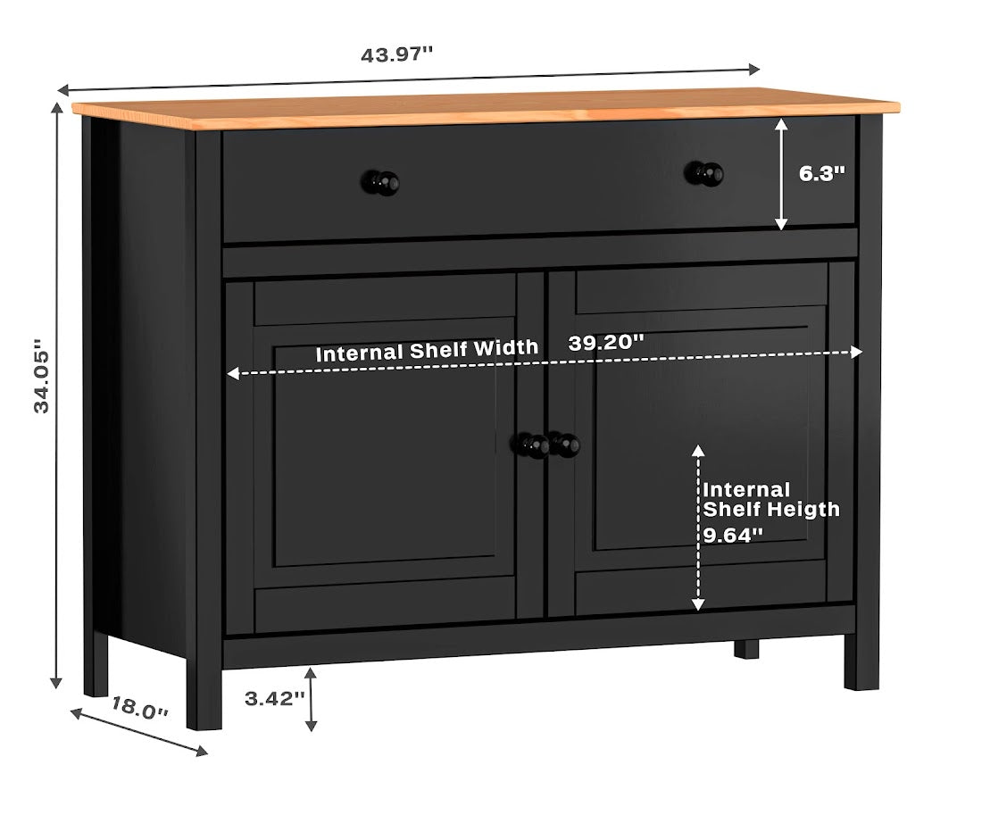 Sideboards & Buffets 2 Doors and 1 Drawer