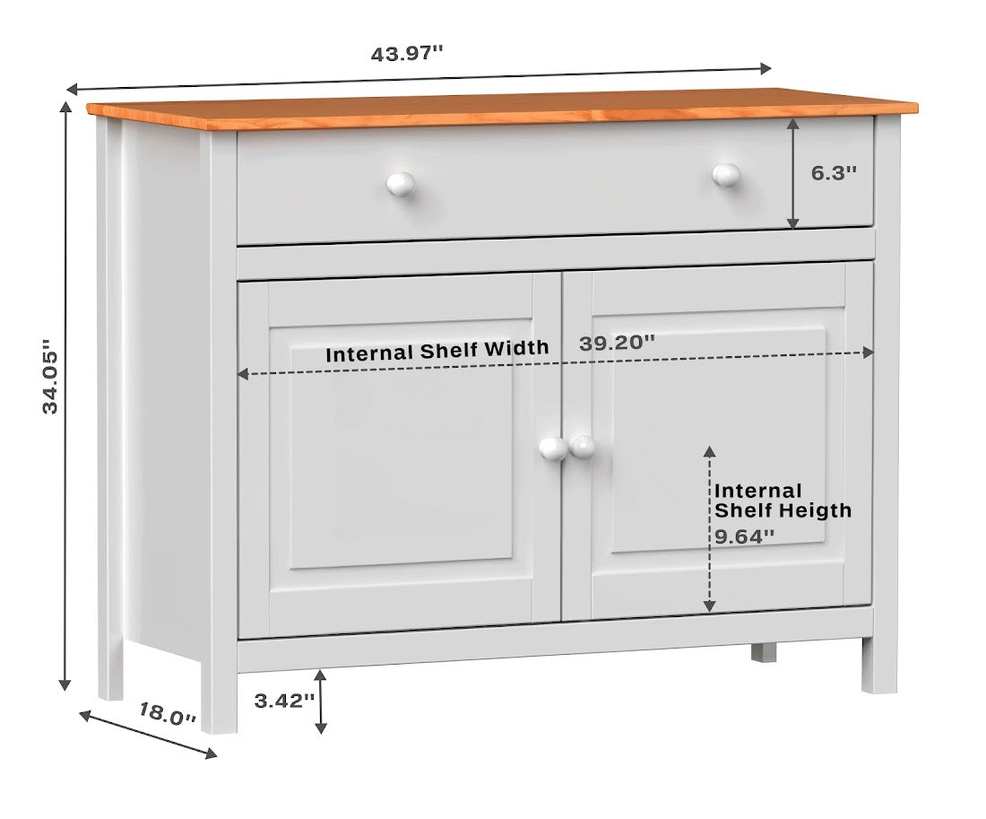 Sideboards & Buffets 2 Doors and 1 Drawer