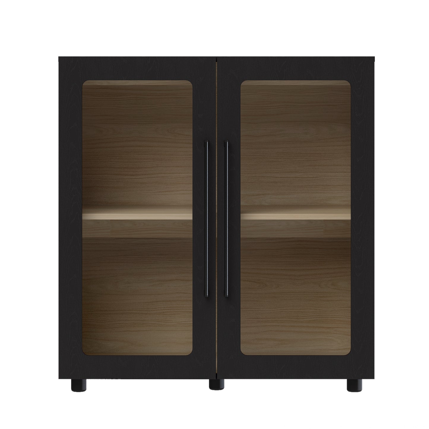 Arden Tall Storage Cabinet with Glass Door