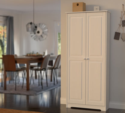 Cabinet Pantry 2 Doors Solid Wood