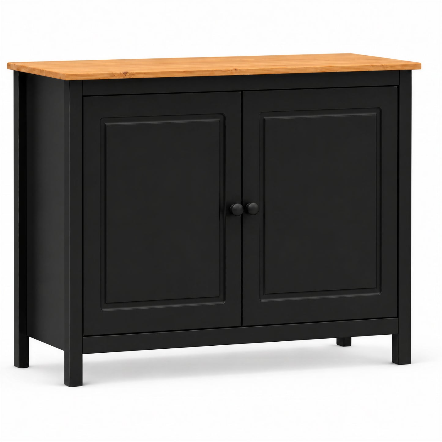 Solid Wood Sideboard Buffet Cabinet with Doors