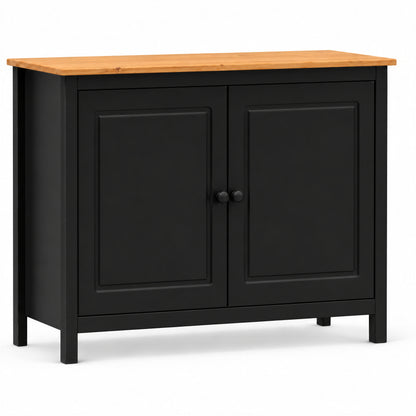 Solid Wood Sideboard Buffet Cabinet with Doors