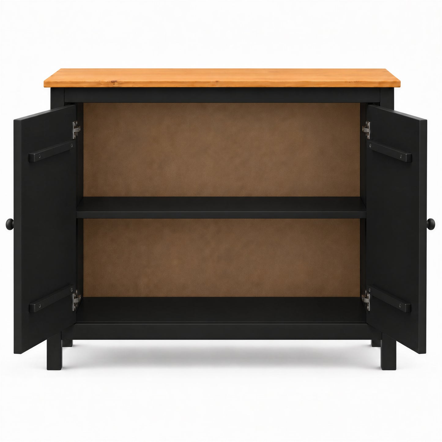 Solid Wood Sideboard Buffet Cabinet with Doors
