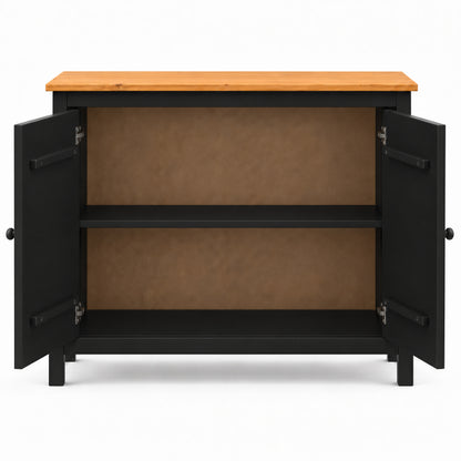 Solid Wood Sideboard Buffet Cabinet with Doors