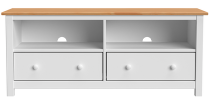 Handcrafted Solid Wood TV Stand
