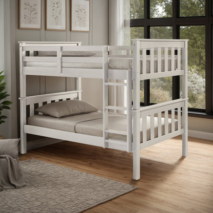 Twin Over Twin Solid Wood Bunk Bed