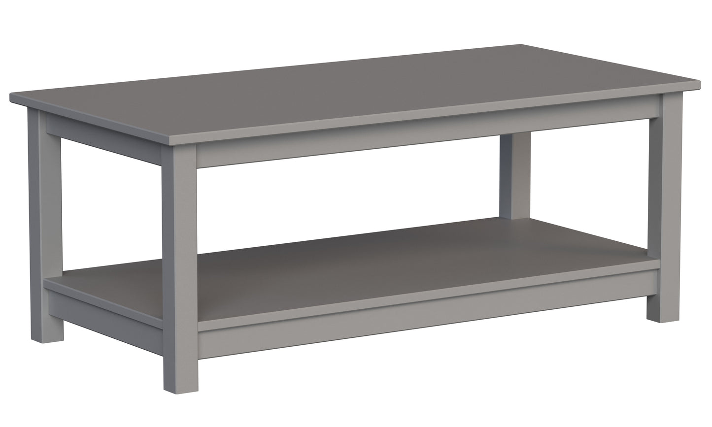 Coffee Table with Storage Shelf