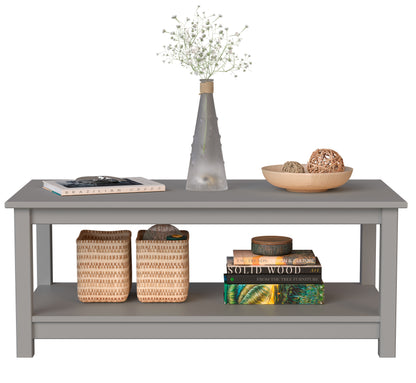 Coffee Table with Storage Shelf