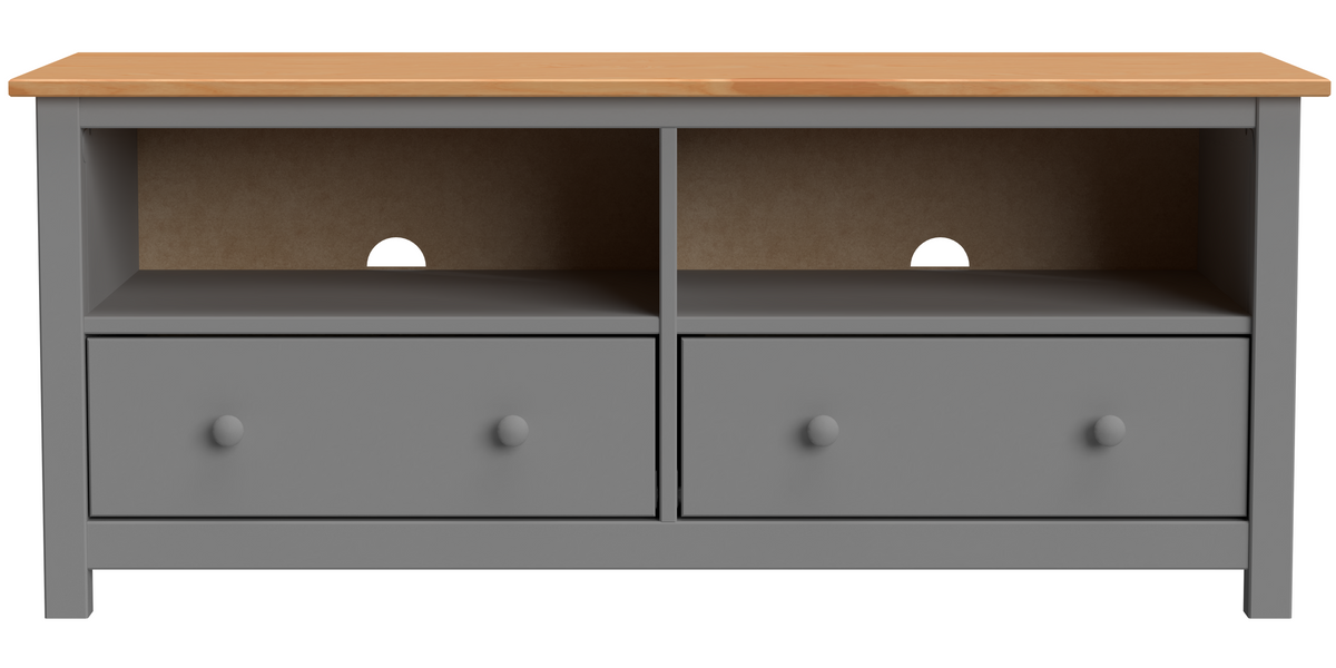 Handcrafted Solid Wood TV Stand