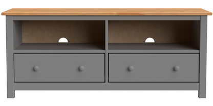 Handcrafted Solid Wood TV Stand