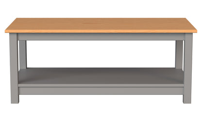 Coffee Table with Storage Shelf