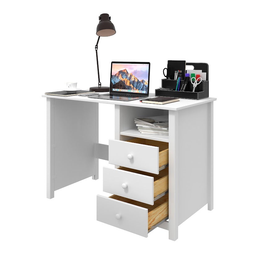 Shaker 3 Drawer Desk Lounge