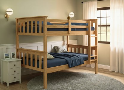Twin Over Twin Solid Wood Bunk Bed