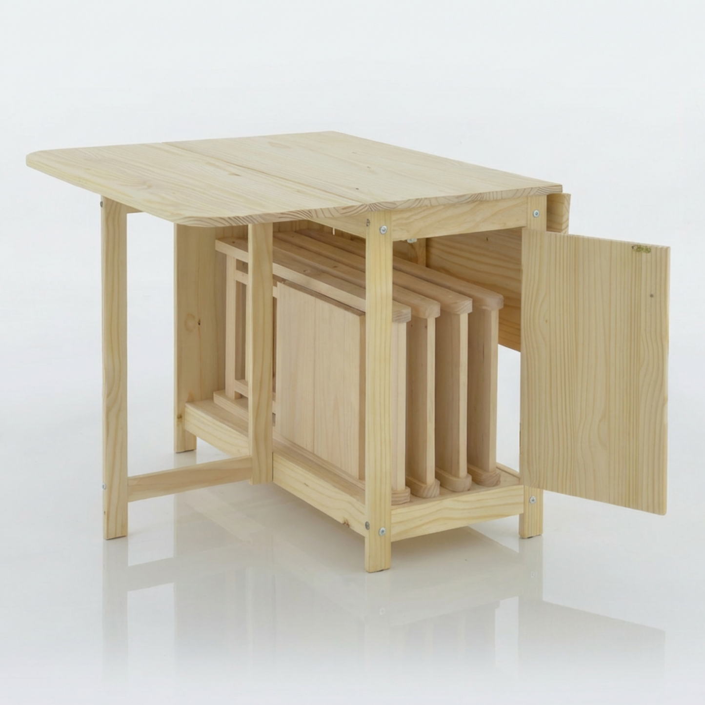 Folding Dining Table & Chair Set