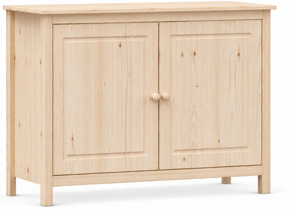 Solid Wood Sideboard Buffet Cabinet with Doors
